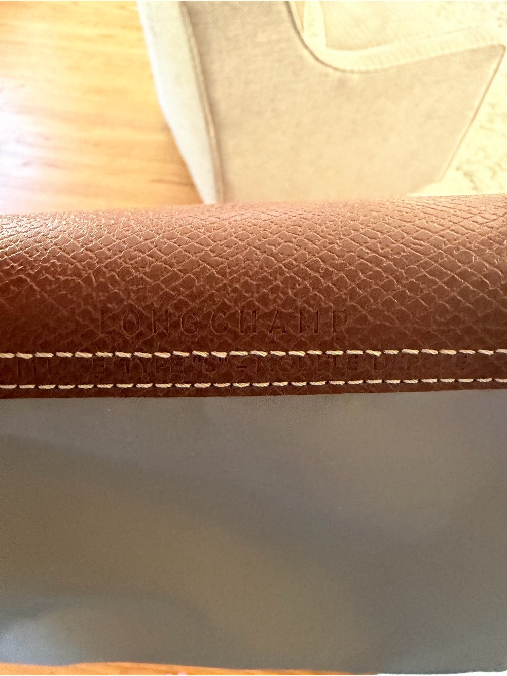Longchamp Light Gray Purse - Picture 11 of 11